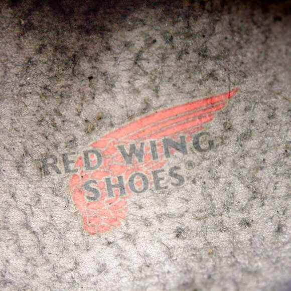 Red Wing Mens 12 Stock 6618 Black Lace-Up Shoes Industrial Work Steel Toe - Picture 9 of 13